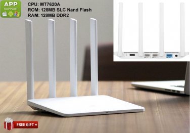 Xiaomi Mi WiFi Router 3 128M ROM 1167Mbps DualBand 2.4/5GHz 4 Antennas + Gift