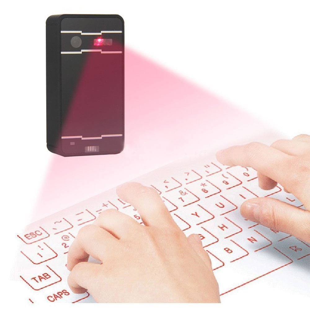 Wireless Laser Projection Keyboard, Mouse, Bluetooth 4 Speaker, Android