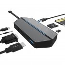USB-C Travel Hub Multiport Video Adapter Docking Station Charging Converter VGA