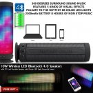 Aosder Bluetooth LED Speaker 360 SURROUND, PULSATE, SD,2300mAh 2.1, x2 10 Watt