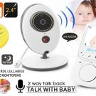 Baby Monitor Wireless LCD Camera 2.4GHz Music, Night Vision, 2 way Audio, Temp