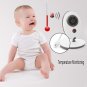 Baby Monitor Wireless LCD Camera 2.4GHz Music, Night Vision, 2 way Audio, Temp