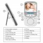 Baby Monitor Wireless LCD Camera 2.4GHz Music, Night Vision, 2 way Audio, Temp