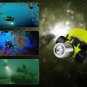 Camera Swim Goggles Waterproof 90 Lens 1/2.5 Inch 5MP + T6 LED Diving Headlamp