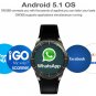 DOMINO DM368 3G Smartwatch - Android, QuadCore, IMEI, Bluetooth, 8GB 400mAh