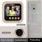Peephole Camera 2.4-Inch Display 1MP CMOS 160-Degree Angle Night Vision IR Cut