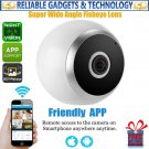 360-Degree IP Camera - Motion Detection, WiFi, Night Vision, App, HD, SD 1.3Inch