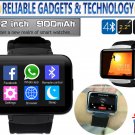 3G Android SmartWatch 4GB Bluetooth - 2.2in Sports, WIFI, GPS, IMEI, 1.3MP