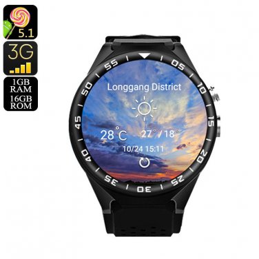 S99C Android Watch Phone, 5MP, Bluetooth, WiFi, 3G, IMEI Mic, Pedometer