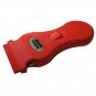 Razor Blade Scraper Tool for Paint, Glue, Stickers, Glass & More -+5 Blade - Red (AGSV1-1) U.S. Made