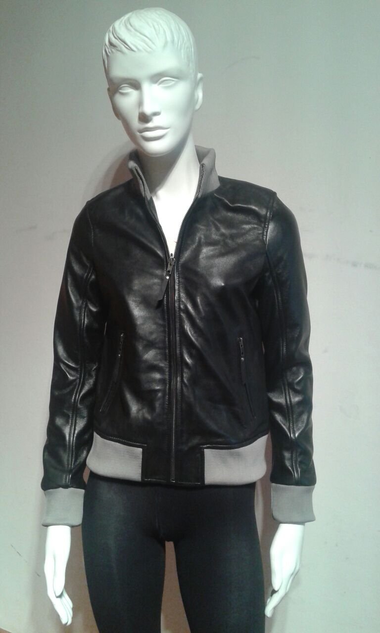 Leather jacket for women