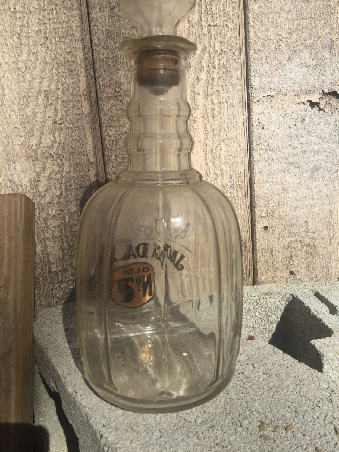 JACK DANIELS Discontinued Maxwell House Empty Decanter - Signed Jimmy ...