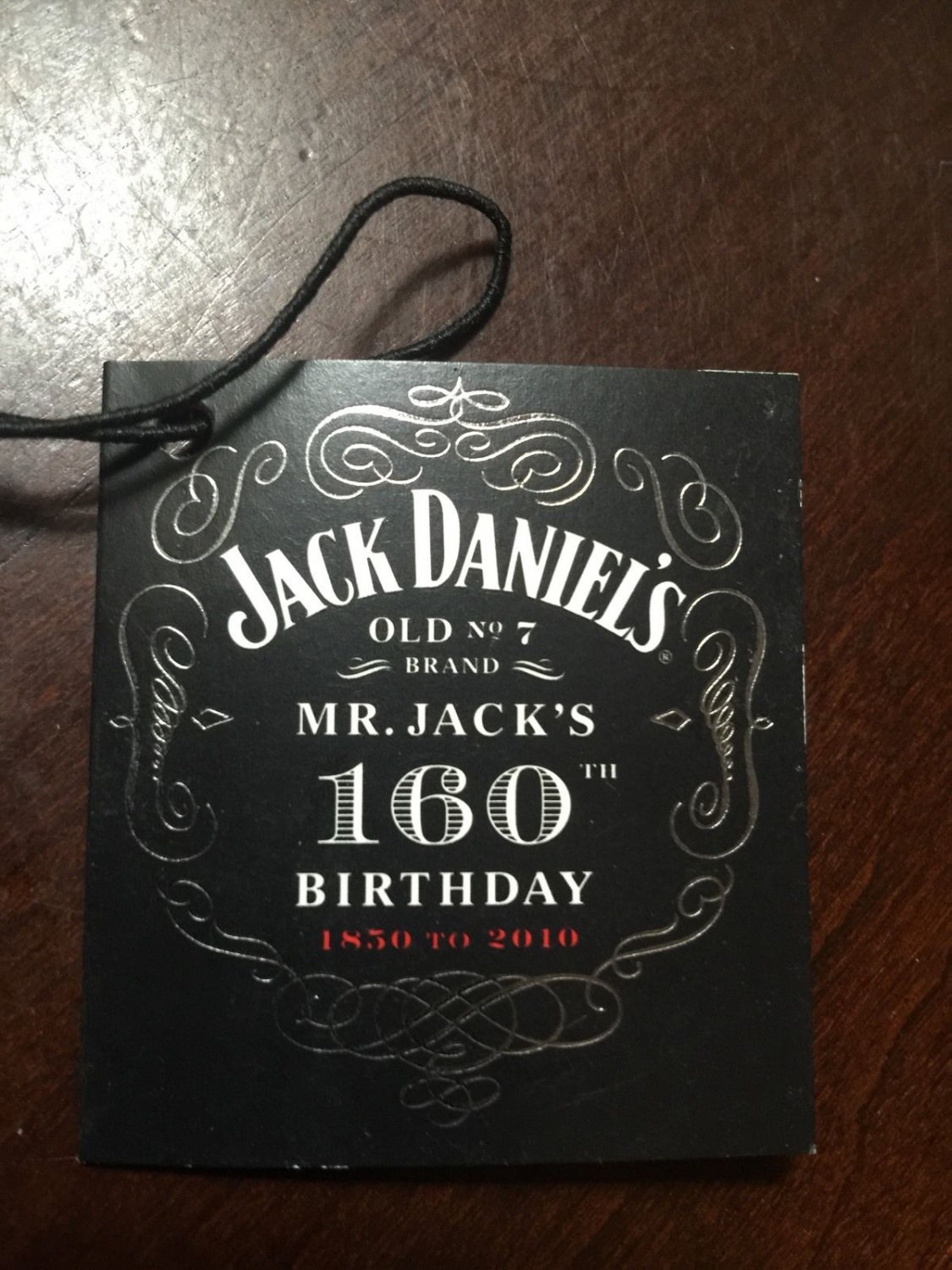 Jack Daniels Limited Edition Discontinued 160th Birthday Bottle Booklet