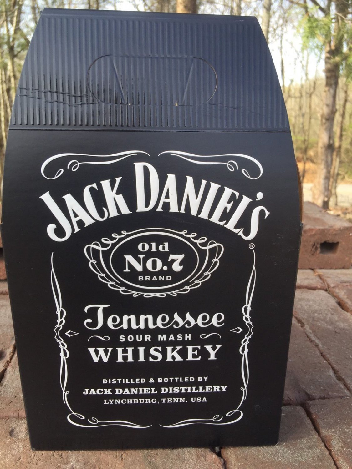 JACK DANIELS Limited Edition Liter Twin Pack Bottle Carrier - Jasper Newton