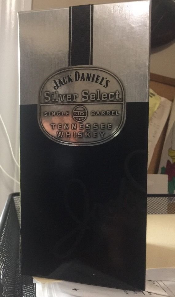 Jack Daniels Discontinued Single Barrel Silver Select Gift Box Only