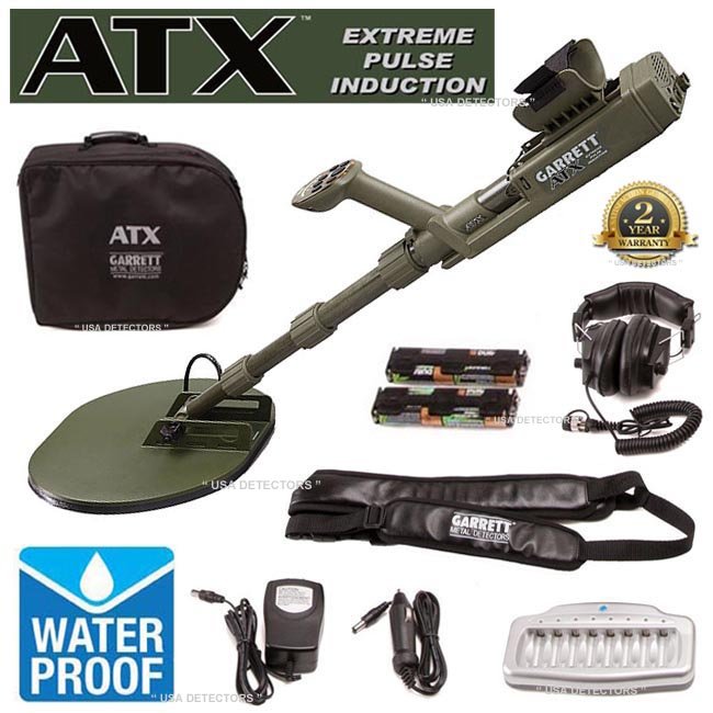 Garrett ATX PULSE Induction Metal Detector With 11" x 13" DD COIL