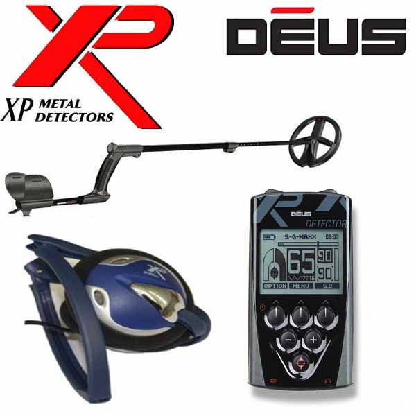 XP DEUS WIRELESS Metal Detector With 9" X35 COIL, REMOTE, And FX02