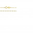 10kt Gold Flat Ankle Bracelet/0.8mm 10" 0.88 Grams