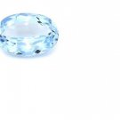7 Carat Blue Topaz Excellent Sky Blue Oval Cut Gemstone 10.5 x 14mm