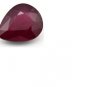 3 1/3 Carat African Ruby Cardinal Red Loose Pear Cut Gemstone 8.5 x 10.5mm