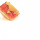 11 Carat Azotic Topaz Magical Red Rainbow Loose Octagon Cut Gemstone 12 x 16mm