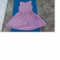 Soprano Pink with Blue Stripes Medium Sleeveless Jersey Dress
