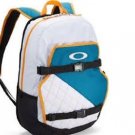 NWT Oakley Streetman Backpack White/Blue/Yellow Skate Pack 2.0 Laptop Bag NEW