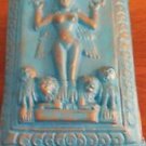 Isis Blue Trinket Jewelry Box 5" x 3" x 2" Terra Cotta