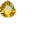 9.80 Carat Citrine Golden Loose Checkerboard Pear Cut Gemstone 15 x 15mm