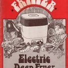 Oster Fritter Electric Deep Fryer Cookbook