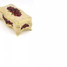 Russian European Princess Red Rose Velvet Interior Jewelry Box 1 KG 18 x 9 x 8cm