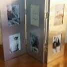 Carr Frames Photo Collage Brushed Silver Muli Metals Hinge 2 x 3 Photos Holds 6