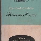 One Hundred and One Famous Poems with a Prose Supplement 1958 Cook
