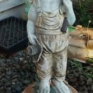 Lawn Ornament Bunny Rabbit Gardener Sculpture Hat Shovel Resin Statue Outdoor
