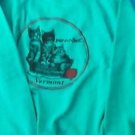 Sweatshirt/Vermont Pur-r-r-fect Kittens in a Basket/Green/Medium