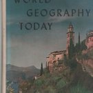 World Geography Today Special Hand Bound Advance Copy Israel Roemer Durand 1960