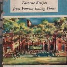 Vintage Ford Treasury of Favorite Recipes from Famous Eating Places 1950 Kennedy