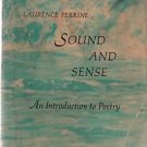 Sound and Sense An Introduction to Poetry Laurence Perrine Third Edition 1969
