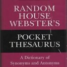 Random House Webster's Pocket Thesaurus Second Edition 1995
