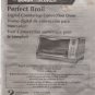 Black & Decker Booklet Owner's Manual Perfect Broil Digital Countertop Oven