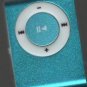 Mini Shuffling MP3 Player with Micro SD Slot in Blue