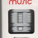 Portable Aluminum Bluetooth Mini Speaker in Silver