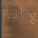 Basic Reading Skills for High School Use 1958 Monroe Horsman Gray