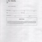 Lot of 20 Mental Status Checklist for Adults 1988 & Computer Report Version 3