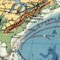 BEAUTIFUL WORLD MAP VINTAGE ATLAS MERCATOR PROJECTION 1950 - fine reproduction