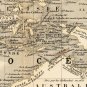 MARVELLOUS WORLD MAP 1853 VINTAGE LOOK MERCATOR PROJECTION - fine reproduction