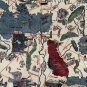 OLD GENOESE WORLD MAP EARTH ATLAS EUROPE ASIA AFRICA 1457 - fine reproduction
