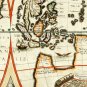 ANTIQUE WORLD MAP 1618 - fine reproduction