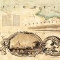 WONDERFUL OLD WORLD MAP 1847 MERCATOR PROJECTION - fine reproduction