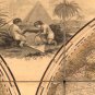 ANTIQUE WORLD MAP 1818 - fine reproduction